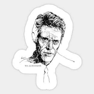 willem dafoe actor Sticker